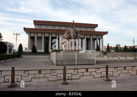 Mausolée du président Mao Zedong, Beijing, Chine Banque D'Images