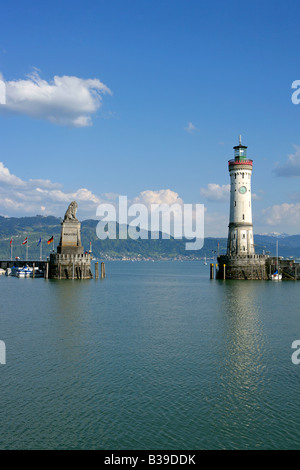 Deutschland, Bayern, Lindau am Bodensee, Allemagne, Bavière, Lindau au bord du lac de Constance Allemagne Bavière Banque D'Images