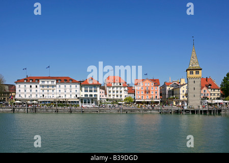 Deutschland, Bayern, Lindau am Bodensee, Allemagne, Bavière, Lindau au bord du lac de Constance Allemagne Bavière Banque D'Images