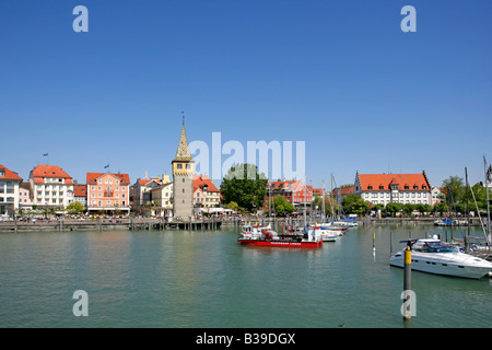 Deutschland, Bayern, Lindau am Bodensee, Allemagne, Bavière, Lindau au bord du lac de Constance Allemagne Bavière Banque D'Images