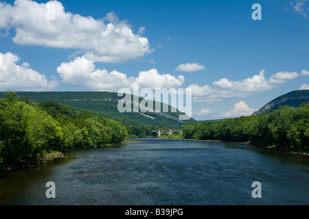 Delaware Water Gap en Pennsylvanie Banque D'Images