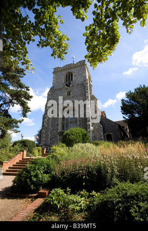 St Mary & St Nicholas leatherhead église paroissiale uk Banque D'Images