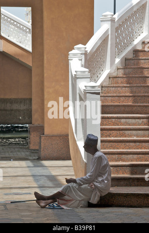 Entrée de l'ancien souk Mutrah Muscat Oman Banque D'Images