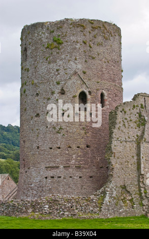 Tretower Château près de Crickhowell Powys Pays de Galles UK GO qui date de la mi 12e siècle Banque D'Images