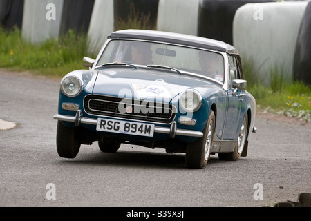 1973 MG Midget véhicule rallye classique Autotest Knockhill Fife Ecosse 2008 Banque D'Images