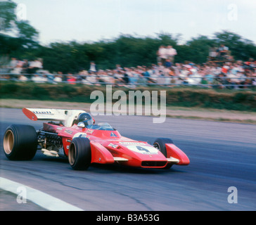Ferrari 312 B2, Jackie Ickx, 1971 Grand Prix de Grande-Bretagne. Banque D'Images
