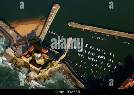 Vue aérienne du fort de Socoa France Banque D'Images