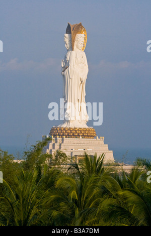 108 mètres Guanyin Statue de Nanshan, sur l'île de Hainan, Sanya, Chine Banque D'Images