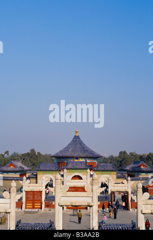 Temple du Ciel, Beijing, Chine Banque D'Images