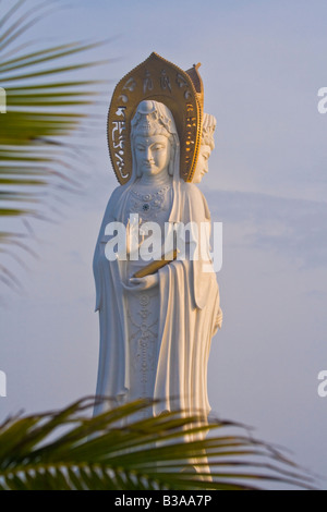 108 mètres Guanyin Statue de Nanshan, sur l'île de Hainan, Sanya, Chine Banque D'Images