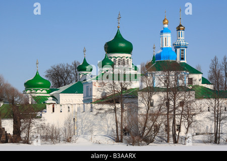 Raifa monastère orthodoxe (19 100.), près de Kazan, Tatarstan, Russie Banque D'Images