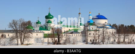 Raifa monastère orthodoxe (19 100.), près de Kazan, Tatarstan, Russie Banque D'Images