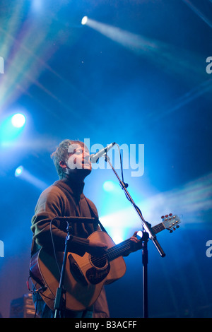 King Creosote au Greenman festival 2008 Brecon Beacons William Henri Gebhard (1827-1905) Pays de Galles U K Banque D'Images