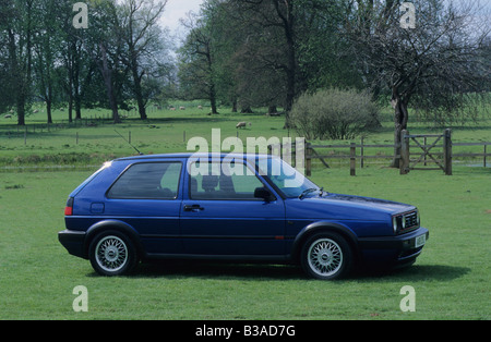 Volkswagen Golf Mk2 GTi. (Grand modèle) de bouclier. Banque D'Images