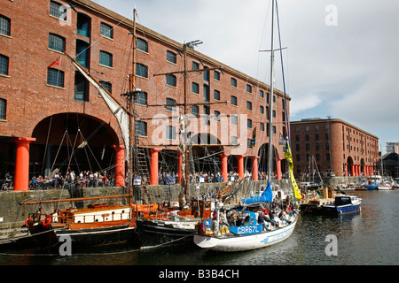 Juillet 2008 - Albert Dock Liverpool Angleterre UK Banque D'Images