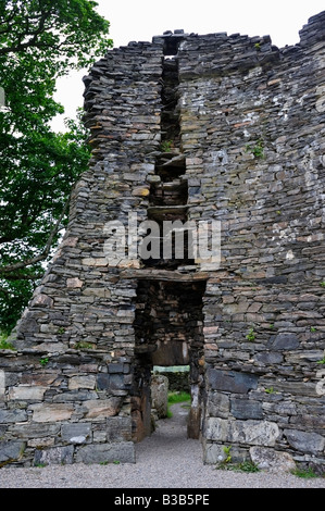 Dun Telve, Pictish broch. Gleann Beag, près de Glenelg, Skye et Lochalsh, Ecosse, Royaume-Uni, Europe. Banque D'Images