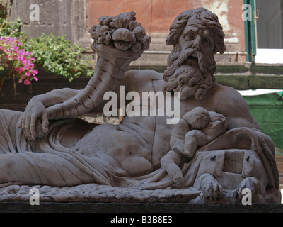 Statue du Nil Banque D'Images