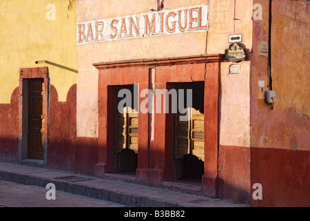 Bar San Miguel, San Miguel de Allende, Guanajuato, Mexique Banque D'Images