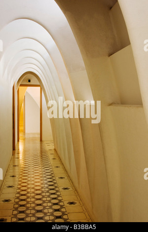 Couloir, Casa Mila, Barcelone, Espagne Banque D'Images