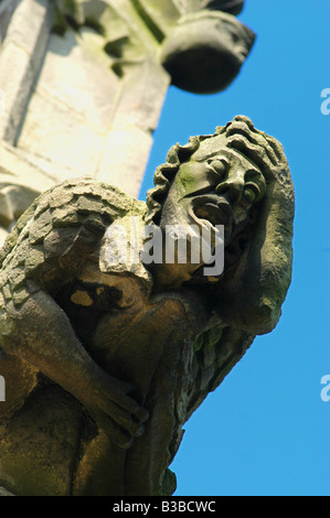 Gargouille de l'église de bataille à Shrewsbury Shropshire, Angleterre Banque D'Images