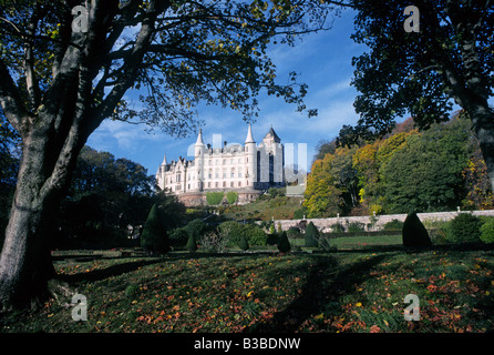 Une vue de Dunrobin Castle au nord d'Inverness, près du village de Golspie Dunrobin Banque D'Images