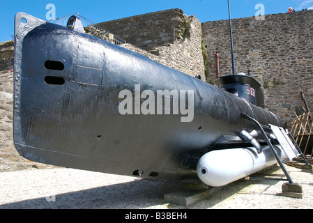 Le S622 sous-marin de poche allemand Brest France Banque D'Images