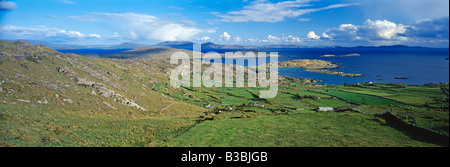 L'Irlande, comté de Kerry, littoral, Iveragh à la péninsule de Beara vers Banque D'Images