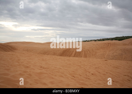 Dunes de sable, Mui Ne, la Province de Binh Thuan, Vietnam Banque D'Images