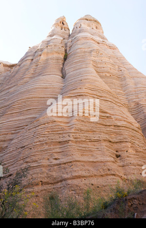 Des formations rocheuses, Kasha-Katuwe Tent Rocks National Monument, Cochiti, New Mexico, USA Banque D'Images