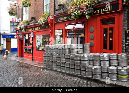 Le Temple Bar pub dans le quartier de Temple Bar de Dublin Irlande Banque D'Images