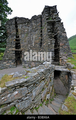 Dun Telve, Pictish broch. Gleann Beag, près de Glenelg, Skye et Lochalsh, Ecosse, Royaume-Uni, Europe. Banque D'Images