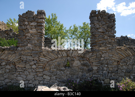 Bâtiment en ruine, Vall de Alcala, Province d'Alicante, Communauté Valencienne, Espagne Banque D'Images