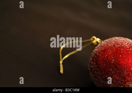 A Christmas bauble decoration Banque D'Images