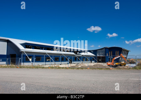 Construction de nouveaux centre de support moteur à réaction de l'aéroport international du Kent Manston Banque D'Images