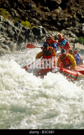 Etats Unis, New York. Rafting sur la Snake River dans le Hells Canyon. Banque D'Images