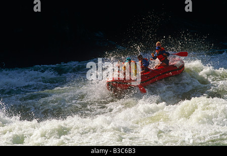 Etats Unis, New York. Rafting sur la Snake River dans le Hells Canyon. Banque D'Images