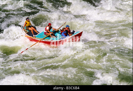 Etats Unis, New York. Rafting sur la Snake River dans le Hells Canyon. Banque D'Images