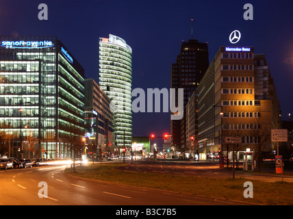 Allemagne, Berlin. La Potsdamer Platz. Banque D'Images