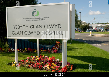 Ysbyty Glan Clwyd Bodelwyddan Hôpital Nord du Pays de Galles Banque D'Images