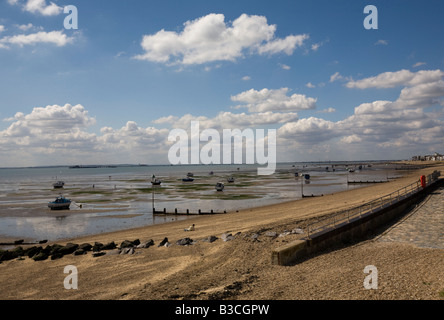 La plage de Southend on Sea Essex Shoeburyness GO UK Banque D'Images