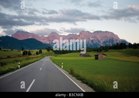 Allemagne, Bavière, Montagnes, Campagne Banque D'Images