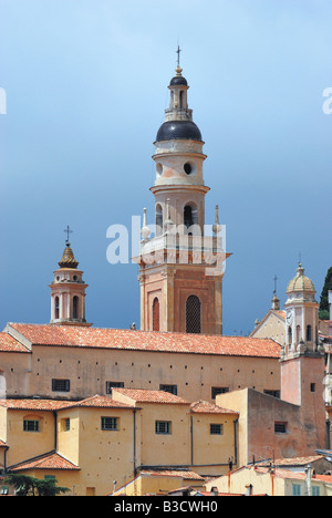 L'église Saint Michel à Menton côte d'azur Français Banque D'Images