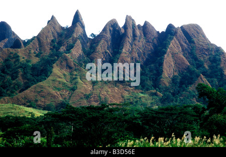 Démons terres tribales mangyan de montagne près de san jose mindoro philippines Banque D'Images