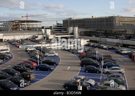 Parking terminal 1 Aéroport international de Dublin Irlande République d'Irlande EIRE Banque D'Images