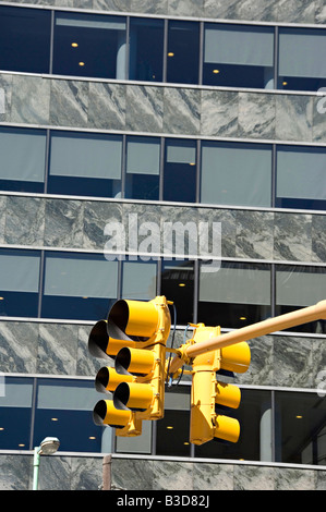 Feu jaune Banque D'Images