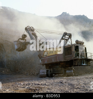 Mine de fer mauritanie Zouerate Zouérat Zoueratt est une ville du nord de la Mauritanie dans la région de Tiris Zemour Ville dan Banque D'Images