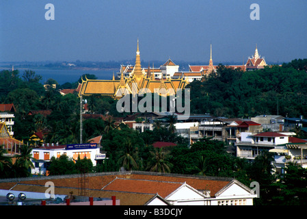 Palais royal de Phnom Penh Cambodge des viewpoit Banque D'Images