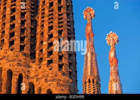 La Sagrada Familia Barcelone Catalogne Espagne Banque D'Images