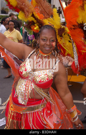 Le carnaval de Notting Hill à Profiles des Intervenants Août 2008, Londres, Angleterre, Banque D'Images