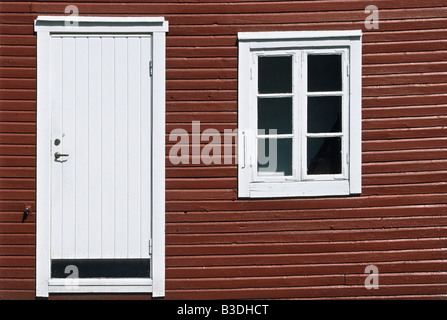 Cabane de pêcheurs, Malmo, Suède Banque D'Images